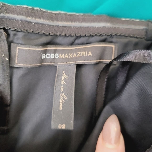 BCBG Plaid Strapless Mini Dress - Picture 7 of 9